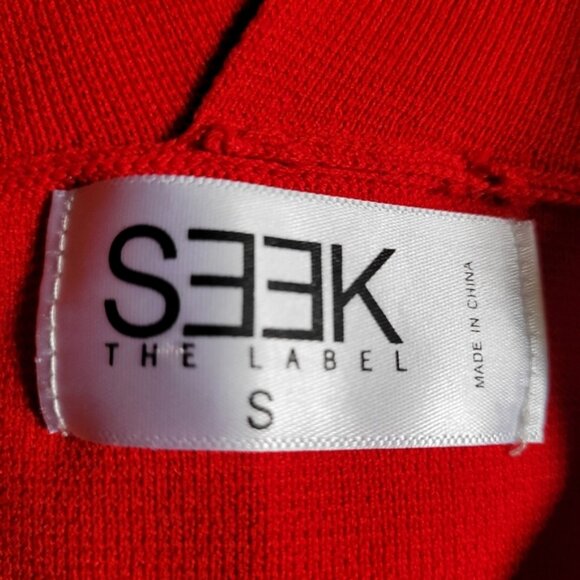 Seek the label bandage red crop top - S - Picture 4 of 5